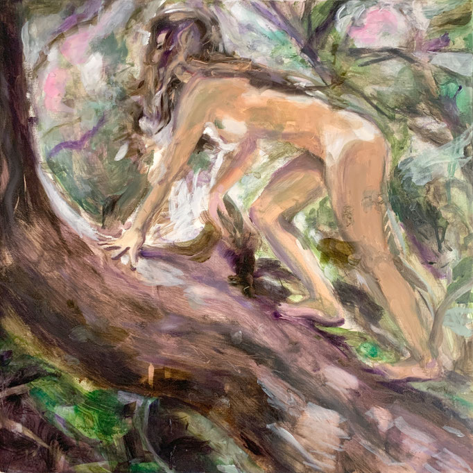 Tanja Selzer_Moment_2024_50x50cm_Oil on Linen