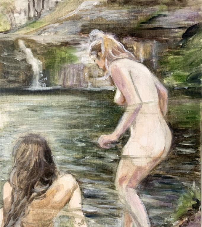 golden, 2020, 65 x 58 cm, oil on linen
