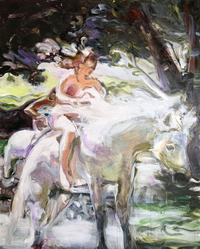 Tanja Selzer_Summer Furies_2024_150x120cm_Oil on Linen