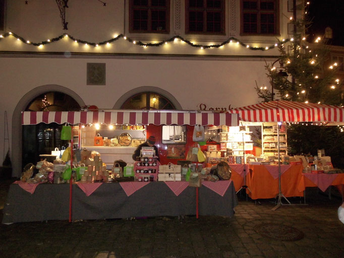 Weihnachtsmarkt Wangen 2016 bei Nacht