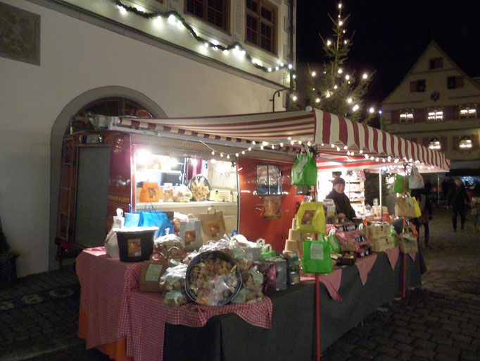 Weihnachtsmarkt Wangen 2016 bei Nacht