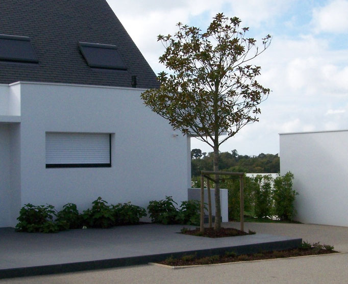 création de jardin à Conleau