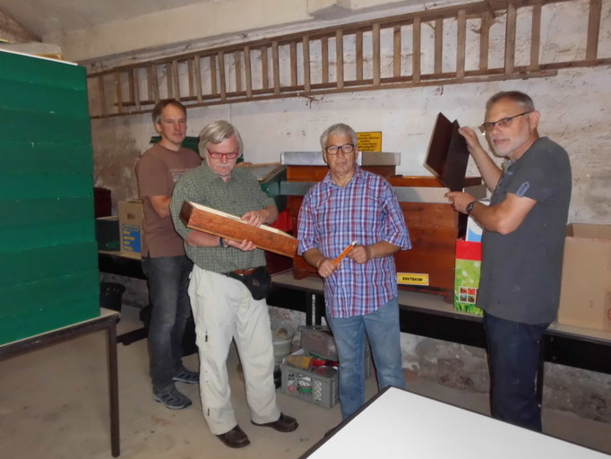 Neues Lager  in der alten Schmiede