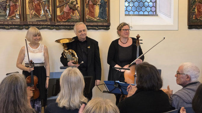 19.04.2026 - 18 Uhr - klassik kultur konzert - Horn-Trio (Violine, Horn, Cello)