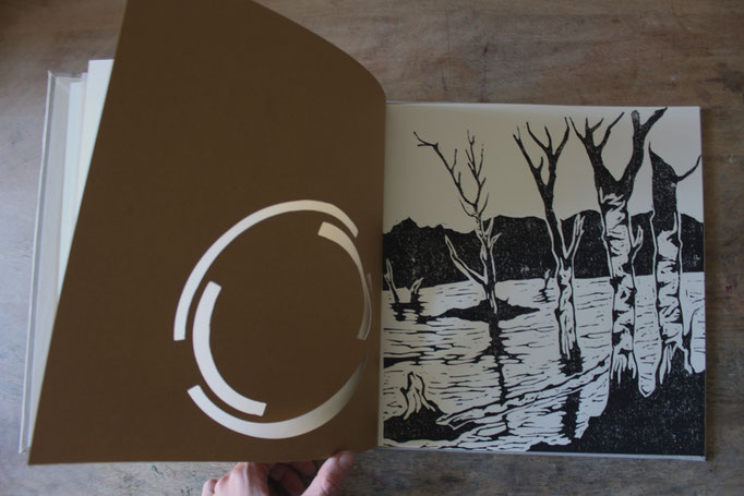 Liebenthal I Linocut I Japanische Blockheftung I 28,5 x 28,5 cm