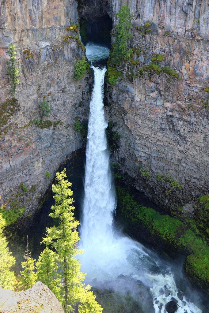 Spahat Falls dans le Wells Gray Provincial Park (Colombie-Britannique - Canada)