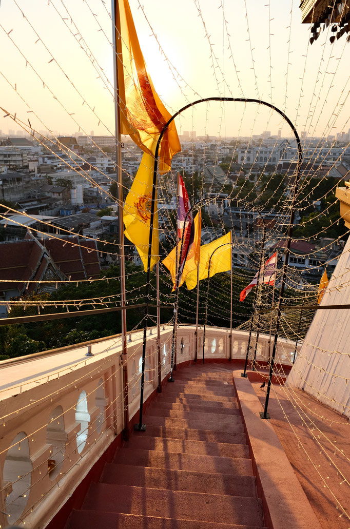 Wat Saket, temple à Bangkok, Thaïlande