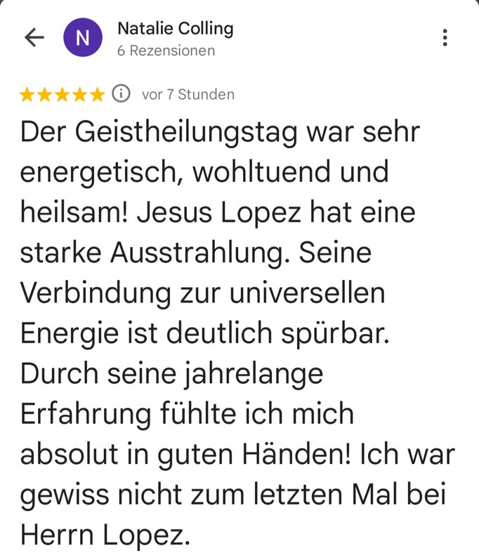 Energien deutlich spürbar