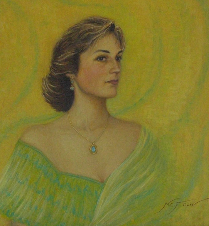 Mujer con colgante - 65 x 81