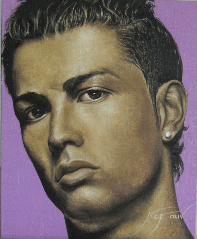 Cristiano Ronaldo - 46 x 55 cms.
