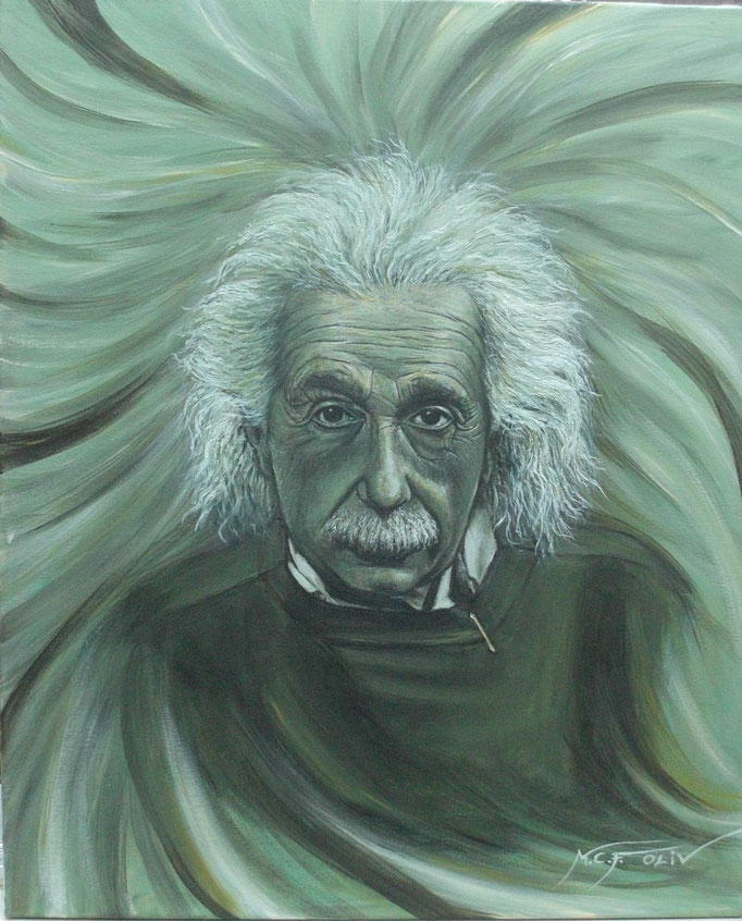 Albert Einstein  -     50 x 61 cm