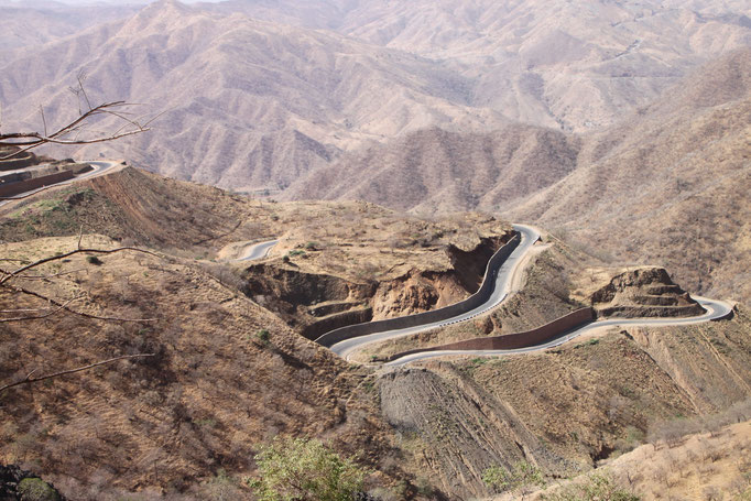 Sur les hauts plateaux vers MEKELE.