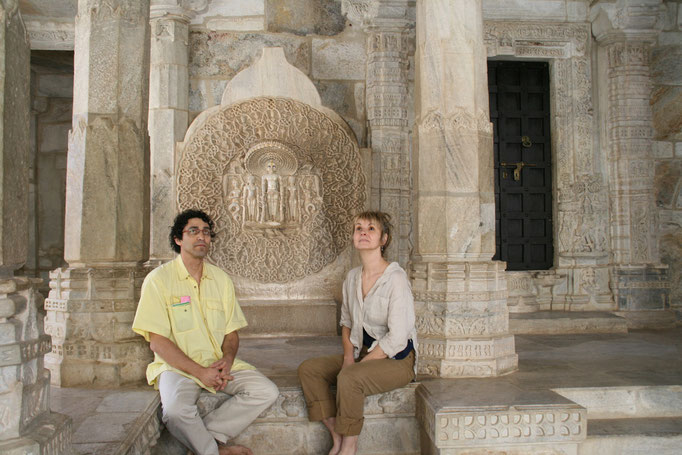 Temple Jaïn en marbre. INDE DU NORD. 