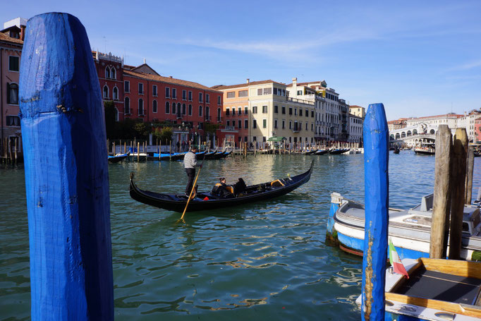 Gondel auf dem Canal grande