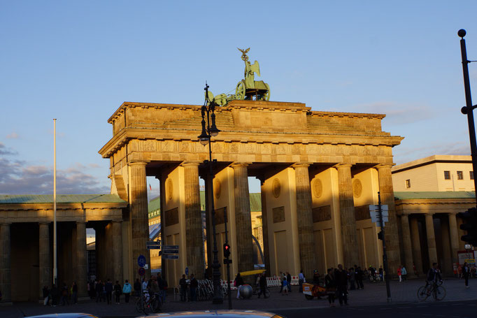 Brandenburger Tor von hinten