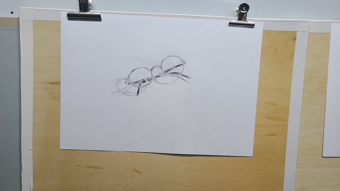 阪南市の山本周絵画教室の生徒デッサン４