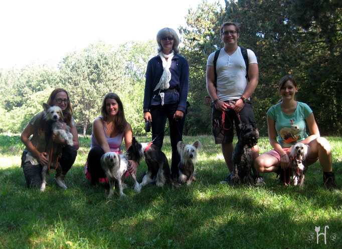 Simone, Natalie, Karin, Franz und Sarah