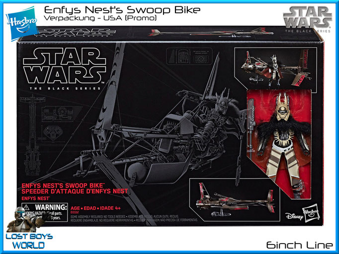 The Black Series - 6 Inch - Enfys Nest w/ Swoop Bike
