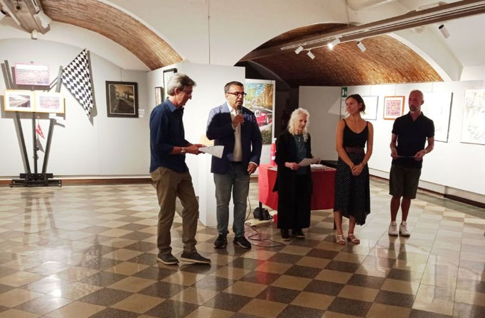 Massimiliano Longo, Ass.re Arianna Bettin , Mariella Convertini Arosio Pres.Associazione A.Conti