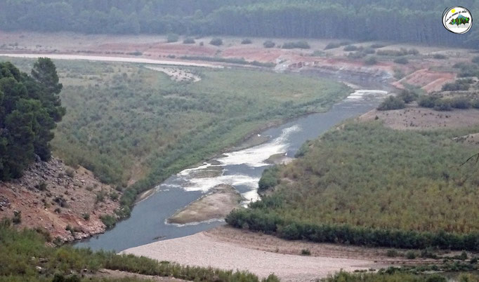 El río Guadalquivir entrando al embalse del Tranco