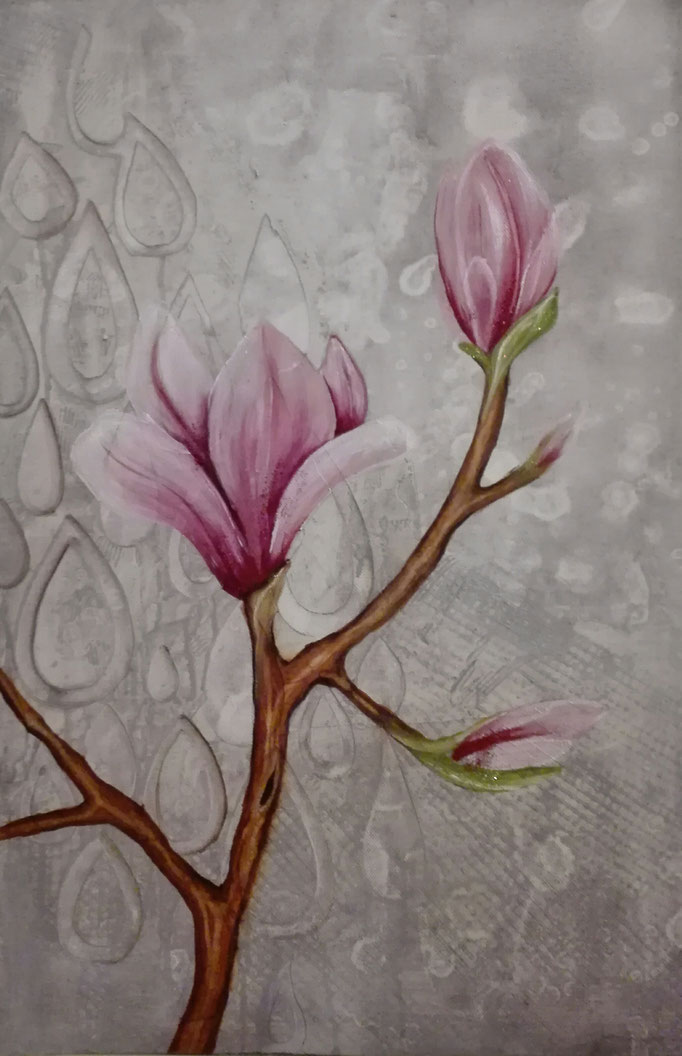 Lady Magnolia - 40 x 60 cm