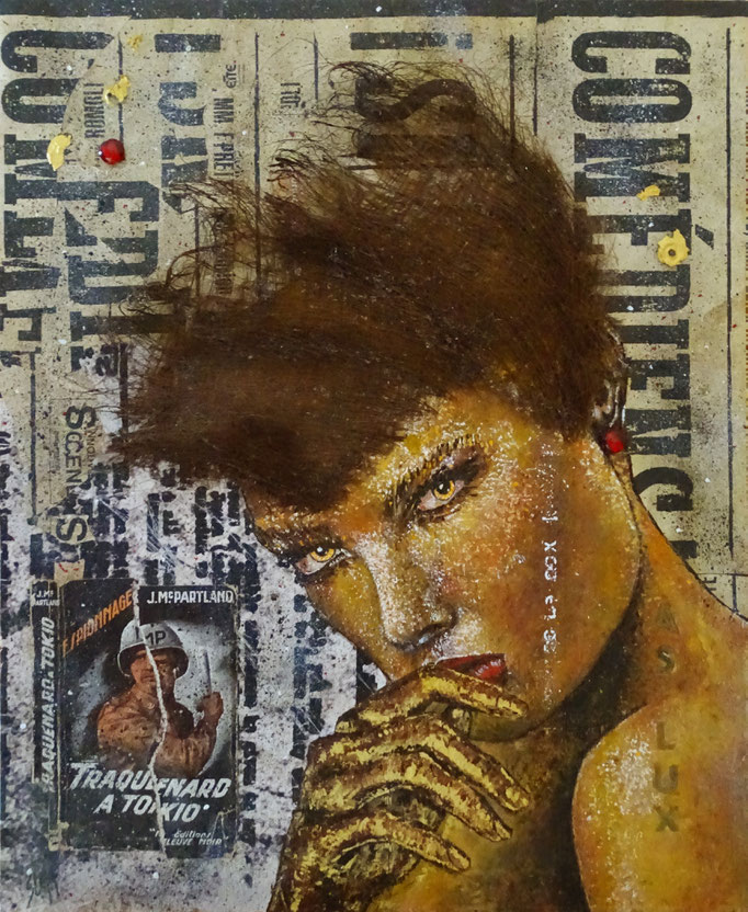 Traquenard à Tokyo  -  50 x 61  -  2023