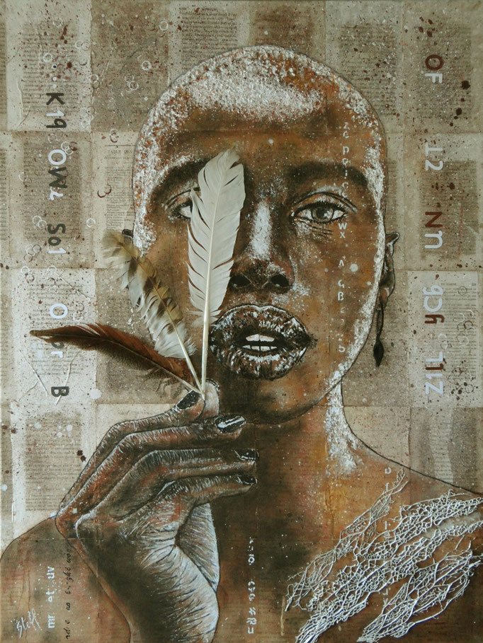 Prête-plume  -  40 x 80  -  2022