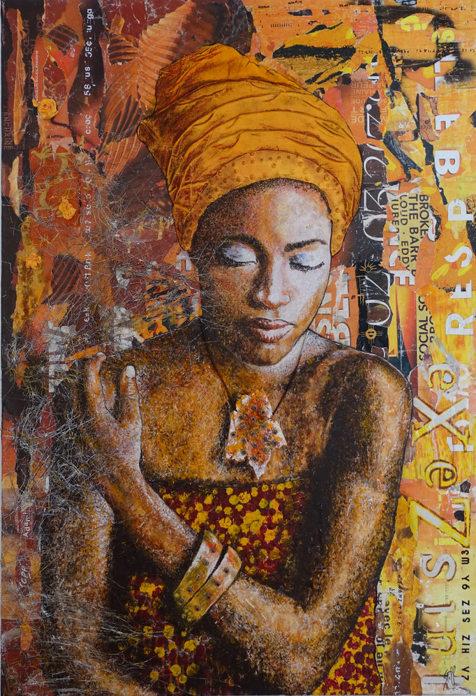 Sous un soleil énorme - 81 x 116 - 2022