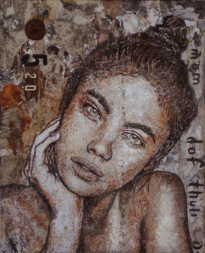 Les yeux clairs - 33 x 41 - 2025