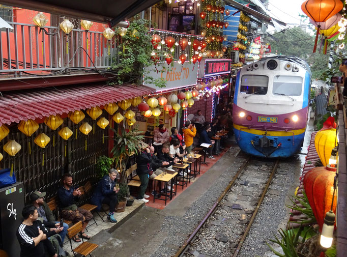 La rue du train - Hanoï (Vietnam) 2025