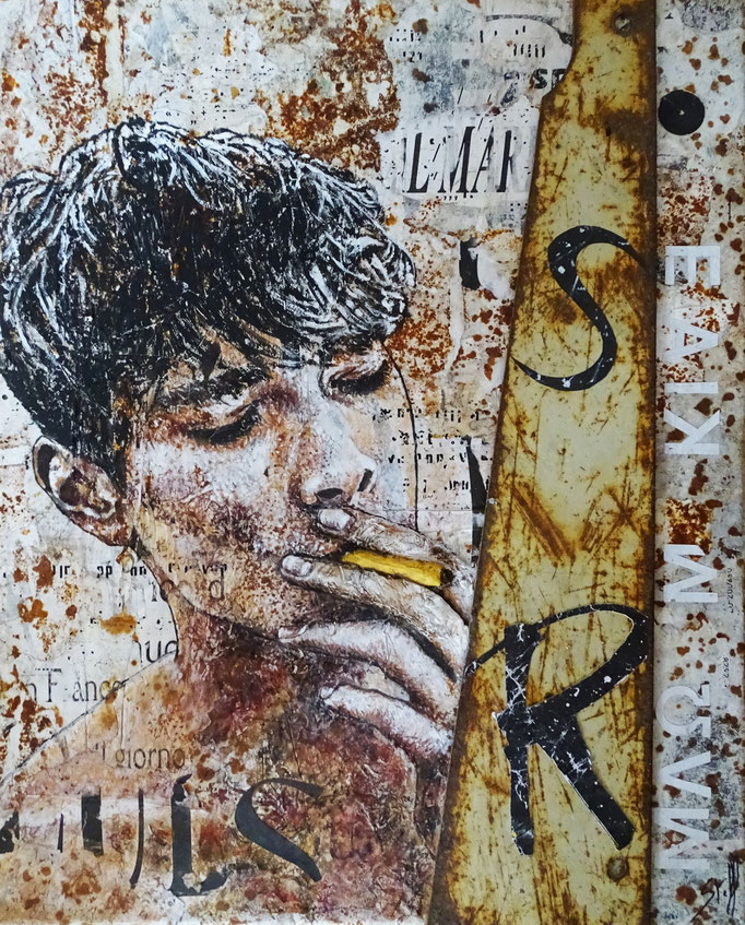 Papier maïs  -  33 x 41  -  2024