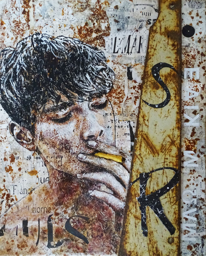 Papier maïs  -  33 x 41  -  2024