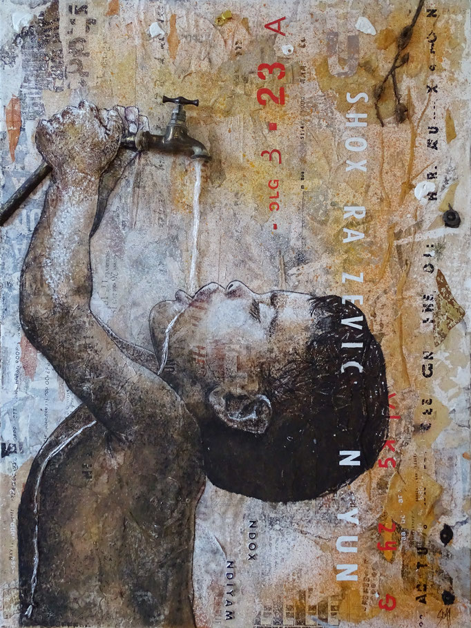 Ndox Eau Ndiyam   -   60 x 80  -  2024
