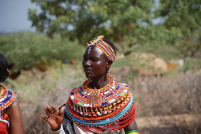 Frauendorf der Samburu