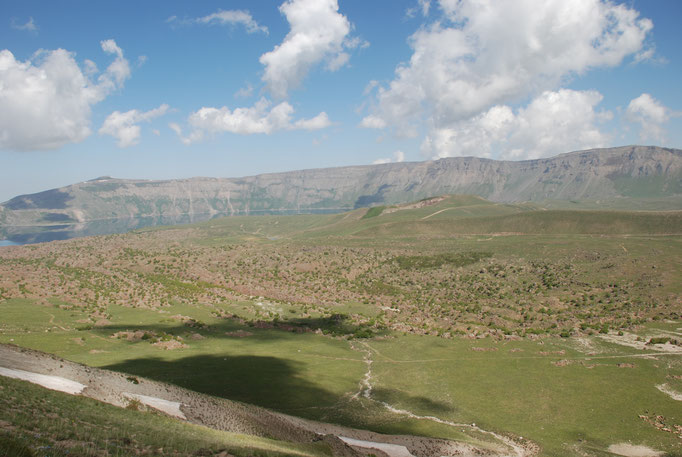 Türkei, Ausflug zum Nemrut Vulkanmassiv, westlich von Tatvan, Wanderung zu den Kraterseen