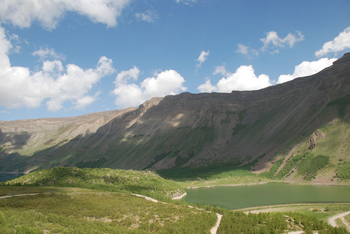 Türkei, Ausflug zum Nemrut Vulkanmassiv, westlich von Tatvan, Wanderung zu den Kraterseen