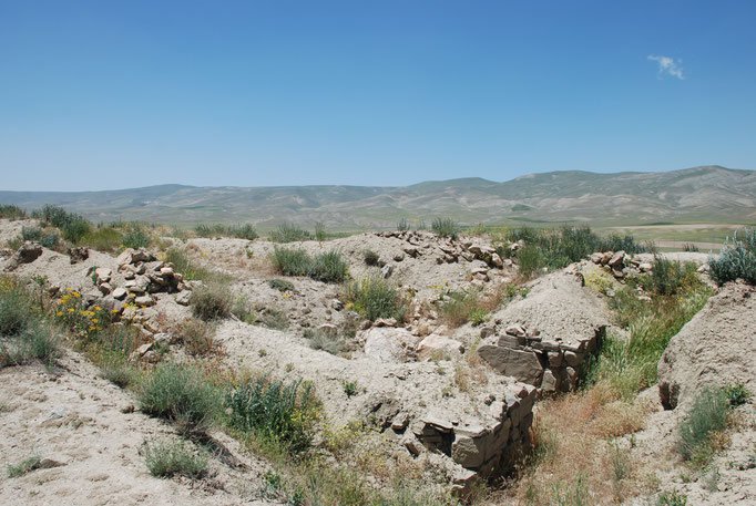 Türkei, Cavustepe, Reste der Burg König Sardur II. Urartäer