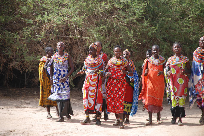 Frauendorf der Samburu