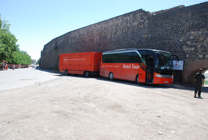 Türkei, Diyarbakir mit den schwarzen Basaltmauern