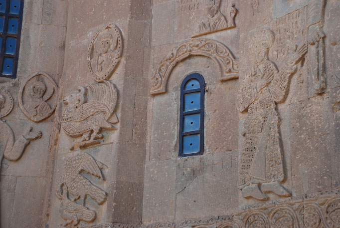 Türkei, Fahrt zur Insel Ahtamar im Vansee, armenische Heiligkreuzkirche aus dem 10. Jh.