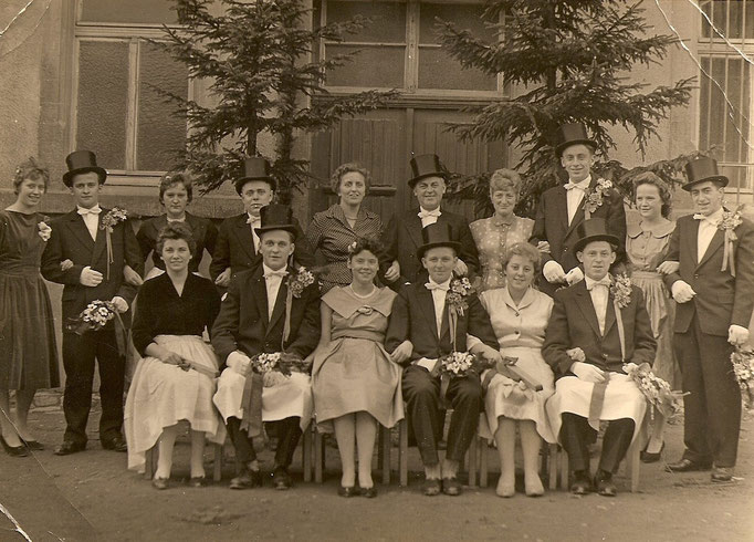 Kirmesgesellschaft 1959/ Archiv Crawinkler- Runde