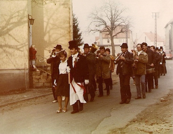 Kirmesgesellschaft 1984/ Archiv Crawinkler- Runde