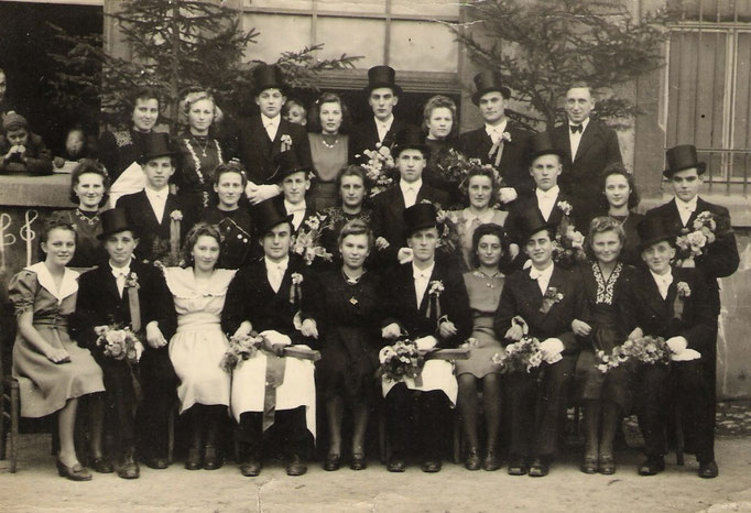 Kirmesgesellschaft 1948/ Archiv Crawinkler- Runde