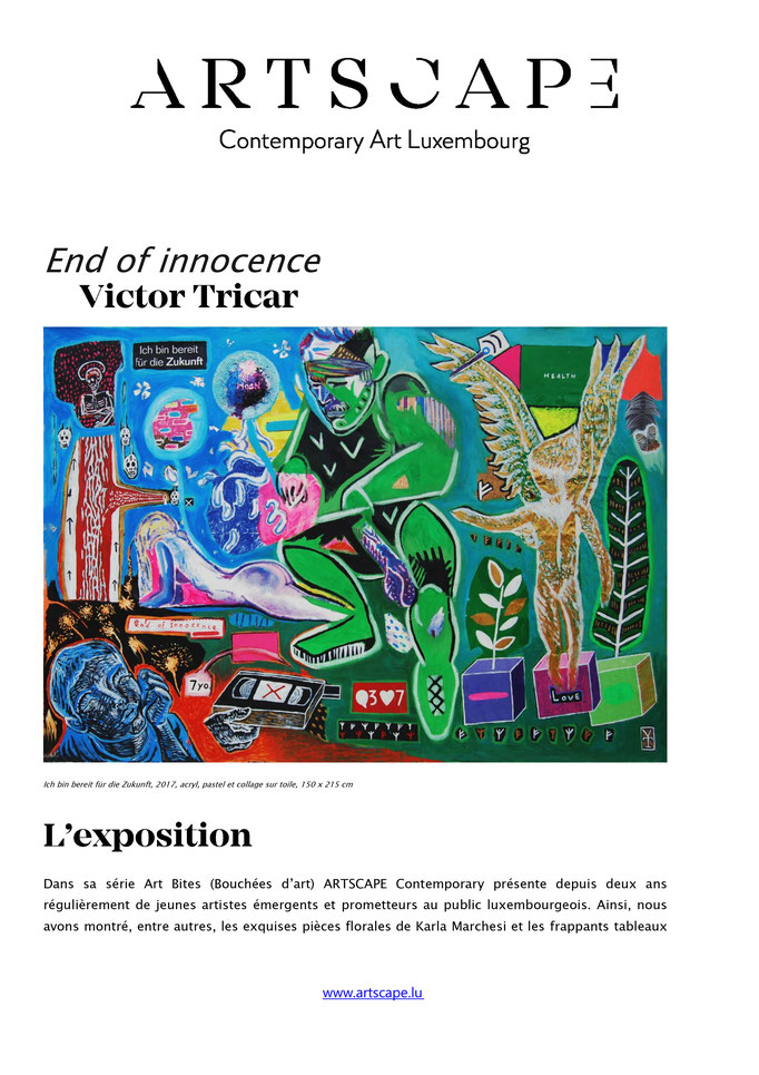 " END OF INNOCENCE " - Victor Tricar / Artscape Art Gallery