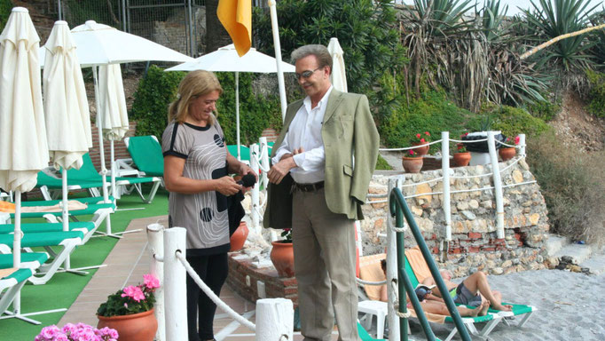 Gabriela Marinelli y Bernardo Pozuelo Nerja