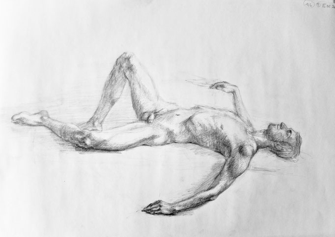 1,5 hour drawing, Hamburg 2012