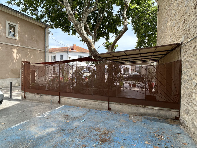 Cloture de terrasse de restaurant 