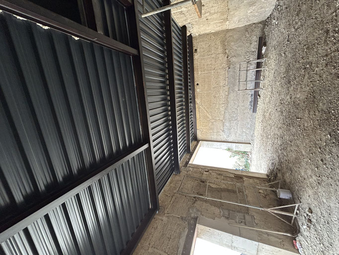 Plancher Acier dans rénovation de grange 