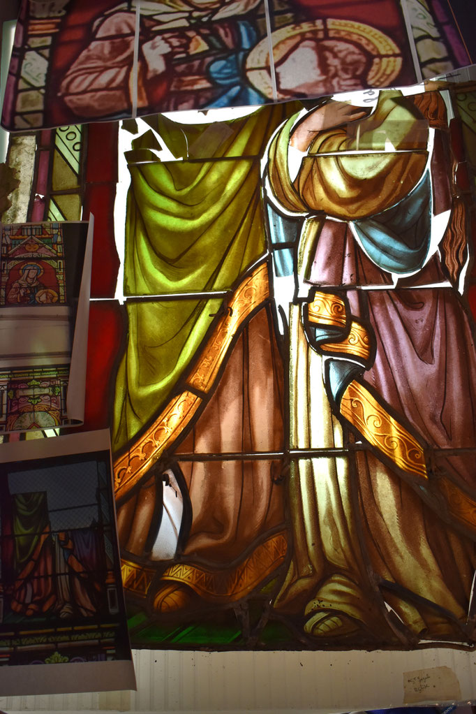 Restauration en cours - Eglise de St Segal