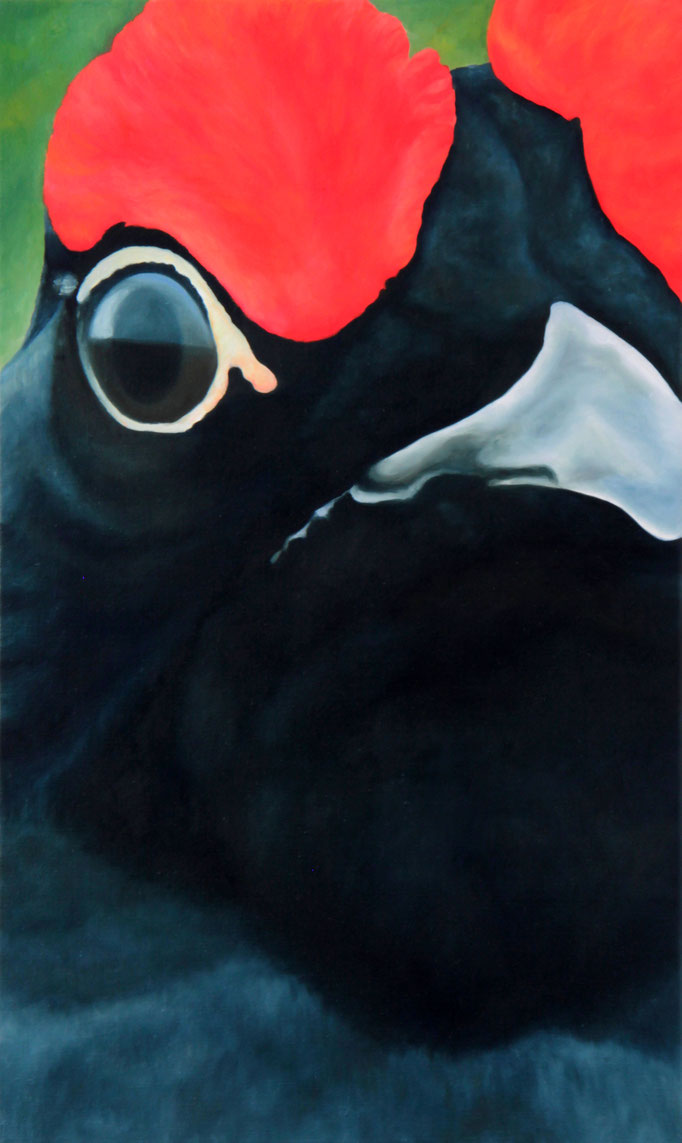 <b>Birkhuhn</b><br>Öl/Leinwand | 2014 | 75 x 45 cm
